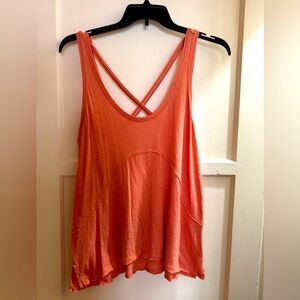Coral Sleeveless Women's Top